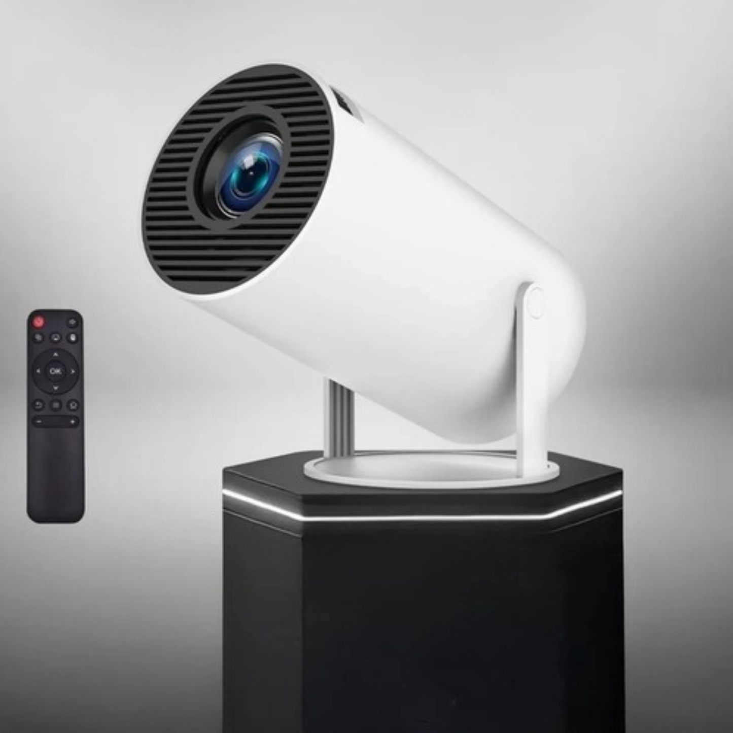 4K Android 11 Akıllı Projeksiyon Cihazı – WiFi Bluetooth 130” Mini Projektör