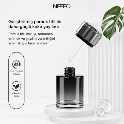 NEFFO Akıllı Araç Koku Difüzörü | Ultrasonik Aroma Yayıcı, USB Şarjlı, 200ml
