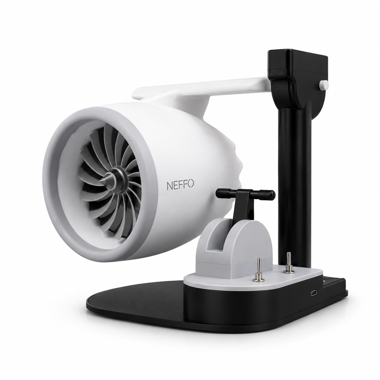 Turbo Motor Tasarımlı Hava Nemlendirici, Ayarlanabilir Hızlı, LED Işıklı Sessiz Soğutucu Fan