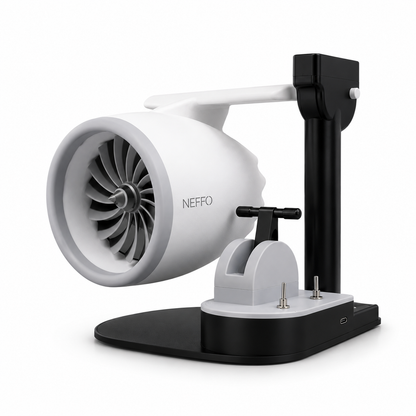 Turbo Motor Tasarımlı Hava Nemlendirici, Ayarlanabilir Hızlı, LED Işıklı Sessiz Soğutucu Fan